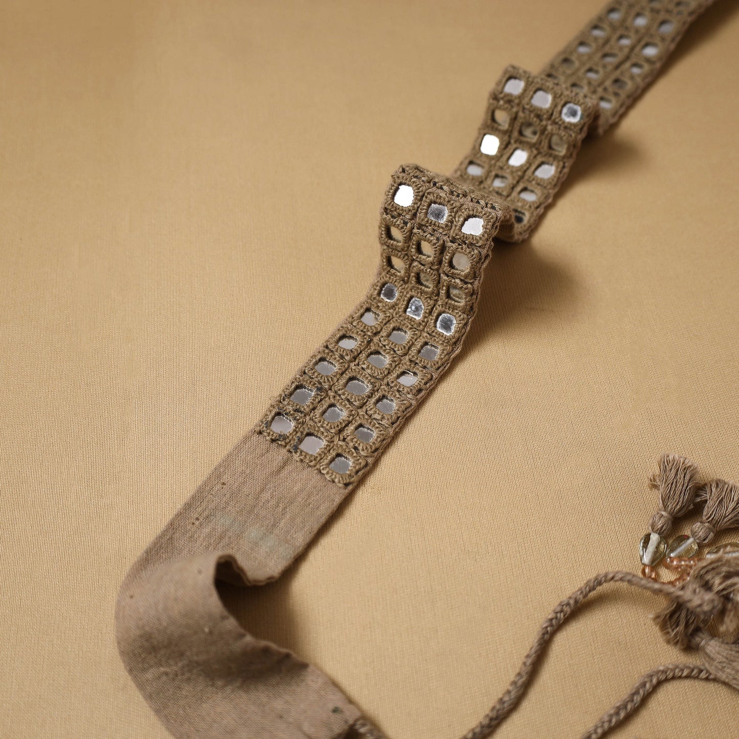 Kutch embroidery mirror work dori waist belt / kamarbandh