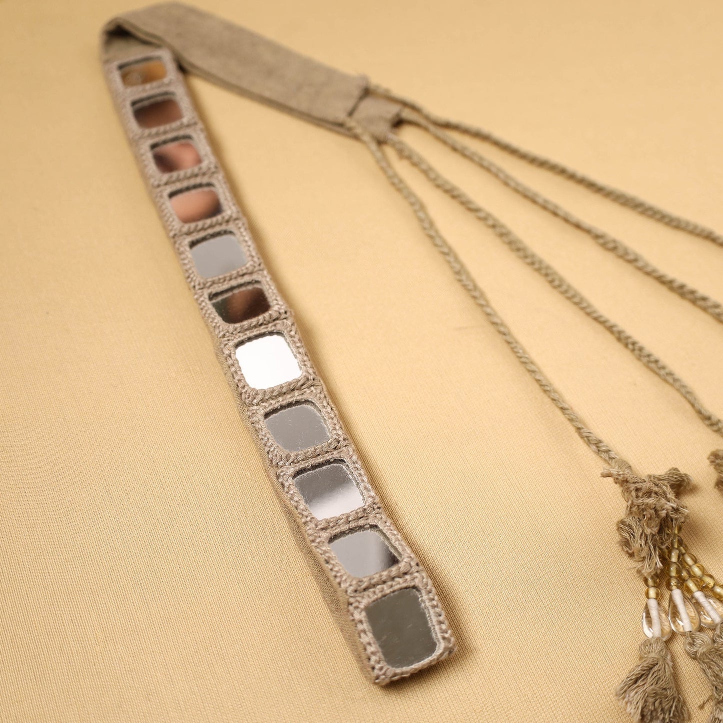 Kutch embroidery mirror work dori waist belt / kamarbandh