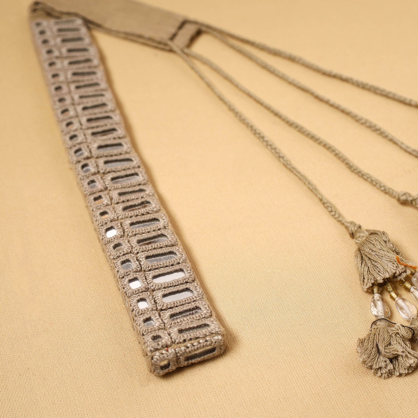 Kutch embroidery mirror work dori waist belt / kamarbandh