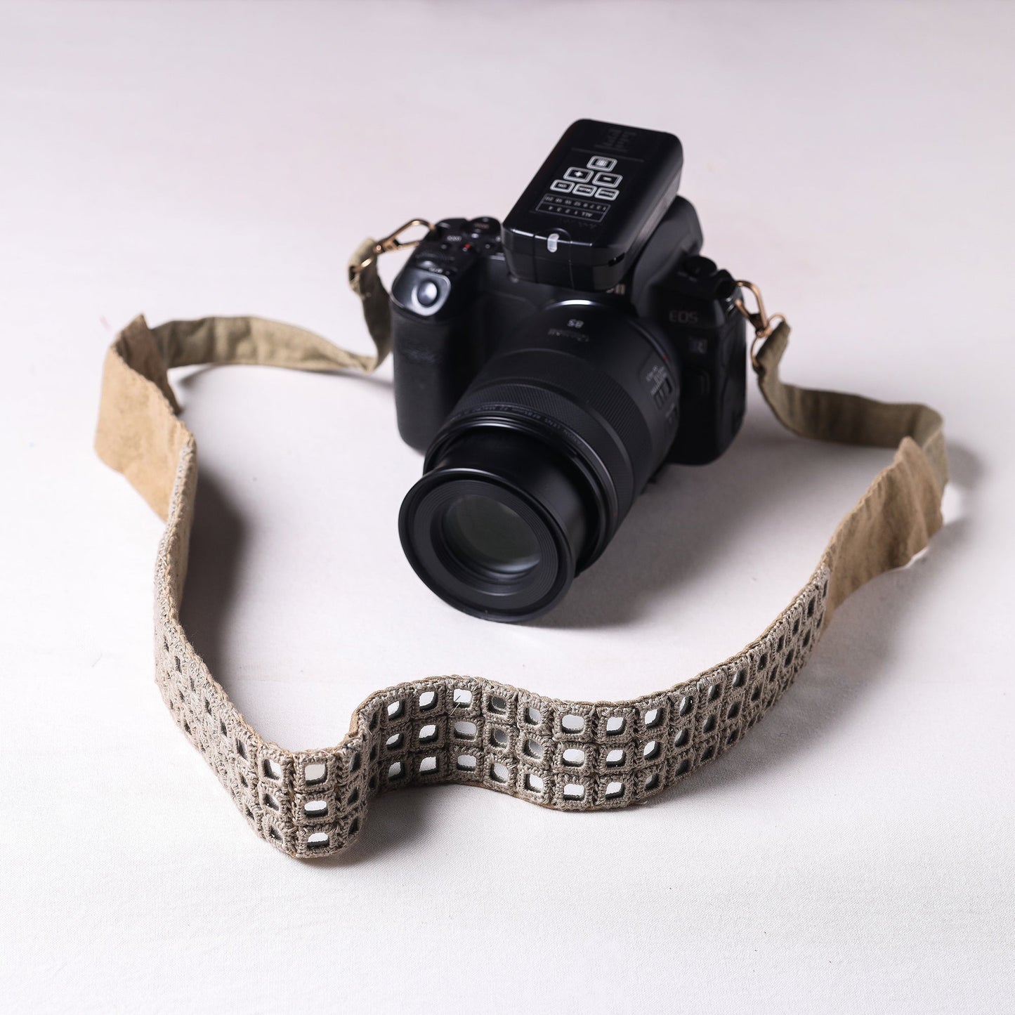 Mirror Work Kutch Embroidery Fabric Camera Belt