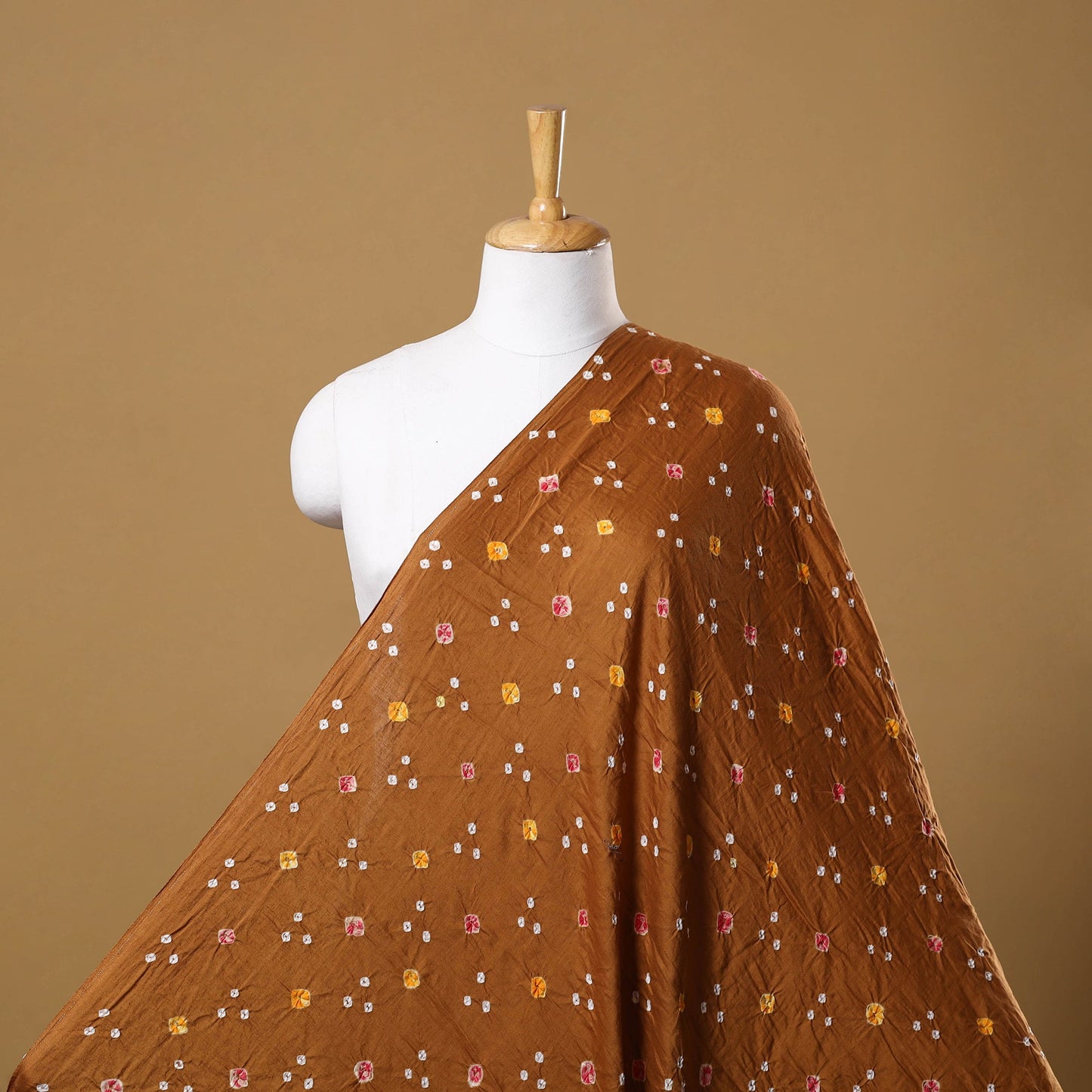 Kutch tie-dye cotton bandhani fabric 25 - handcrafted