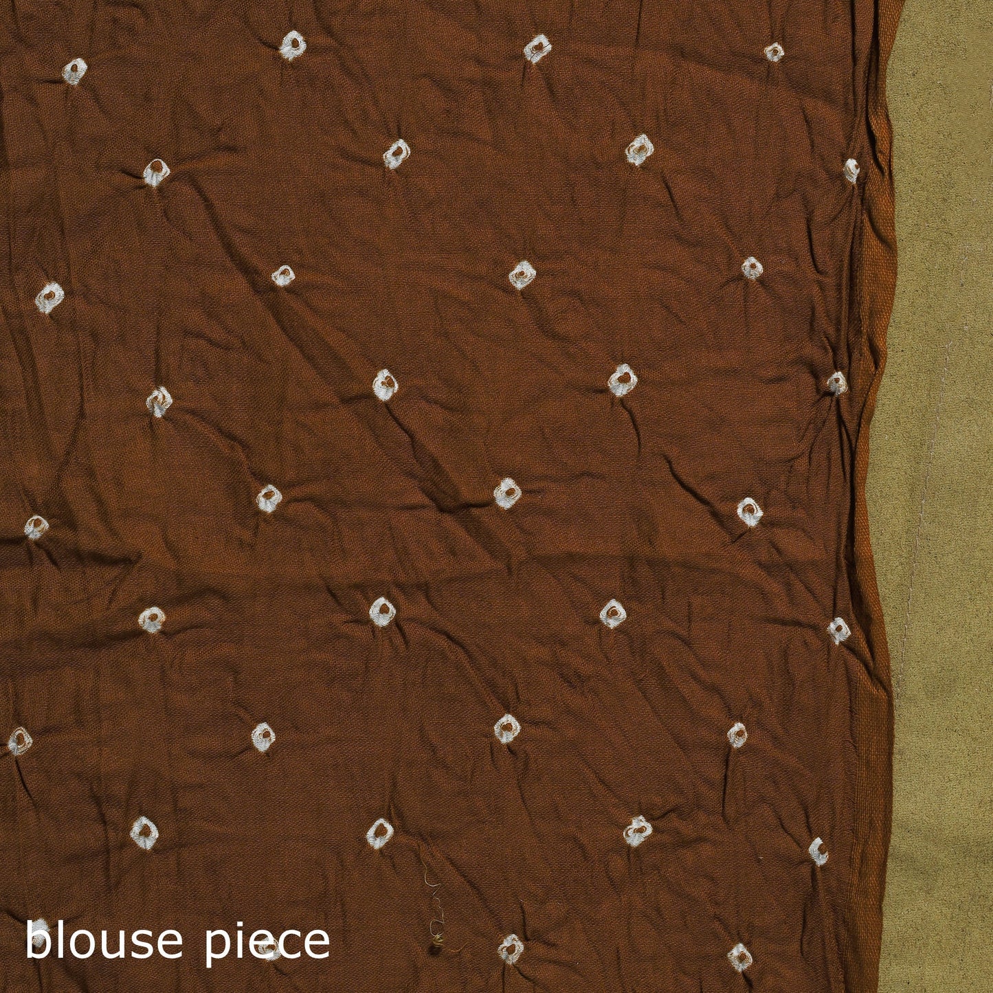 Kutch tie-dye pure cotton bandhani saree 05 - handcrafted