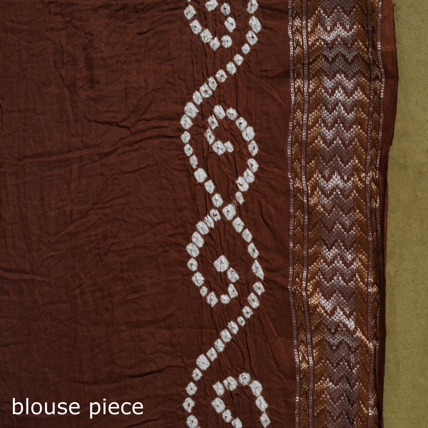 Kutch tie-dye pure cotton bandhani saree with border 23