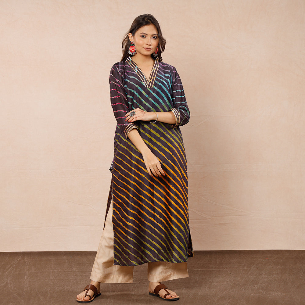 leheriya kurta