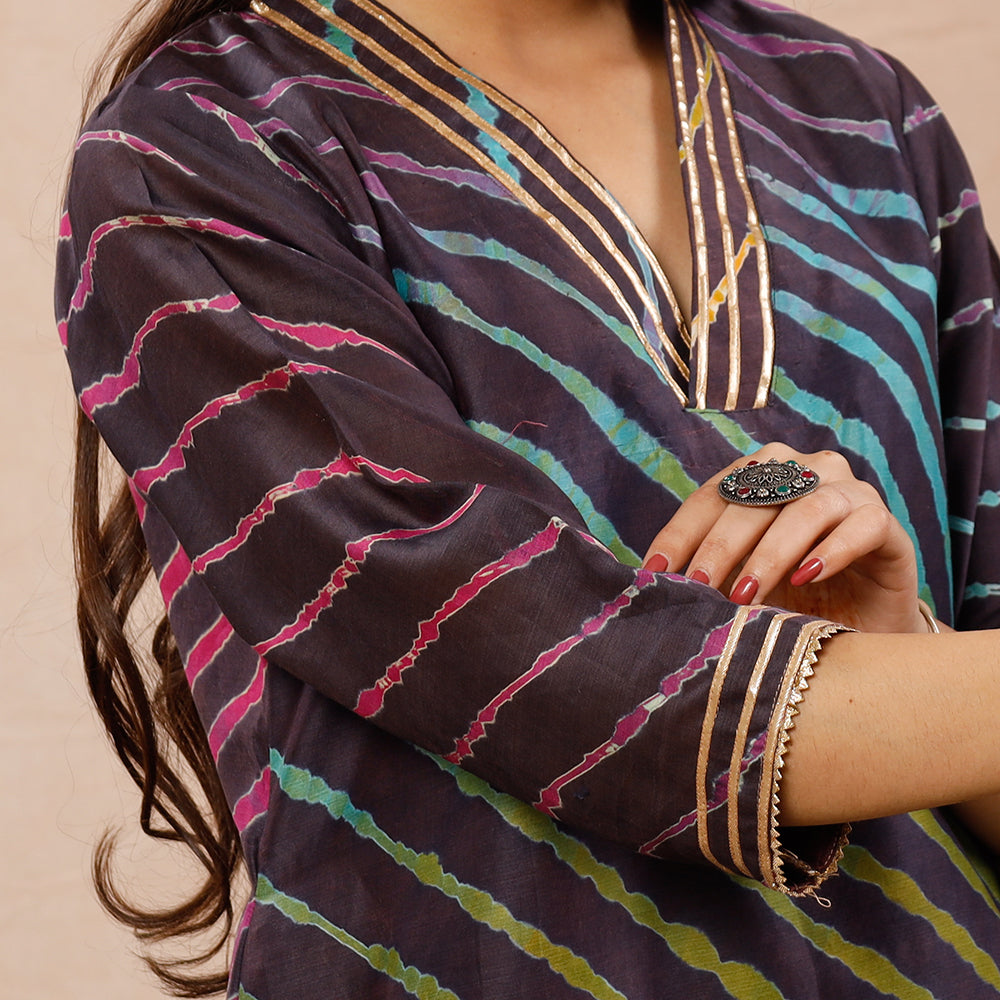 leheriya kurta