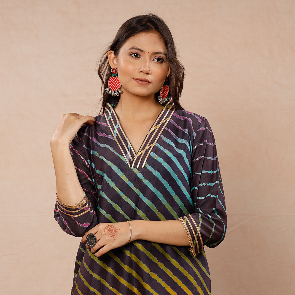 leheriya kurta