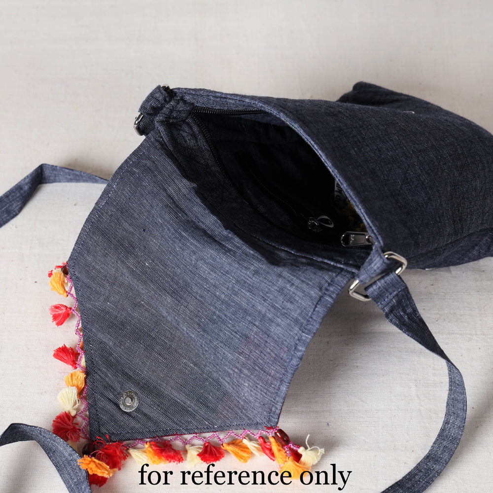 embroidery sling bag