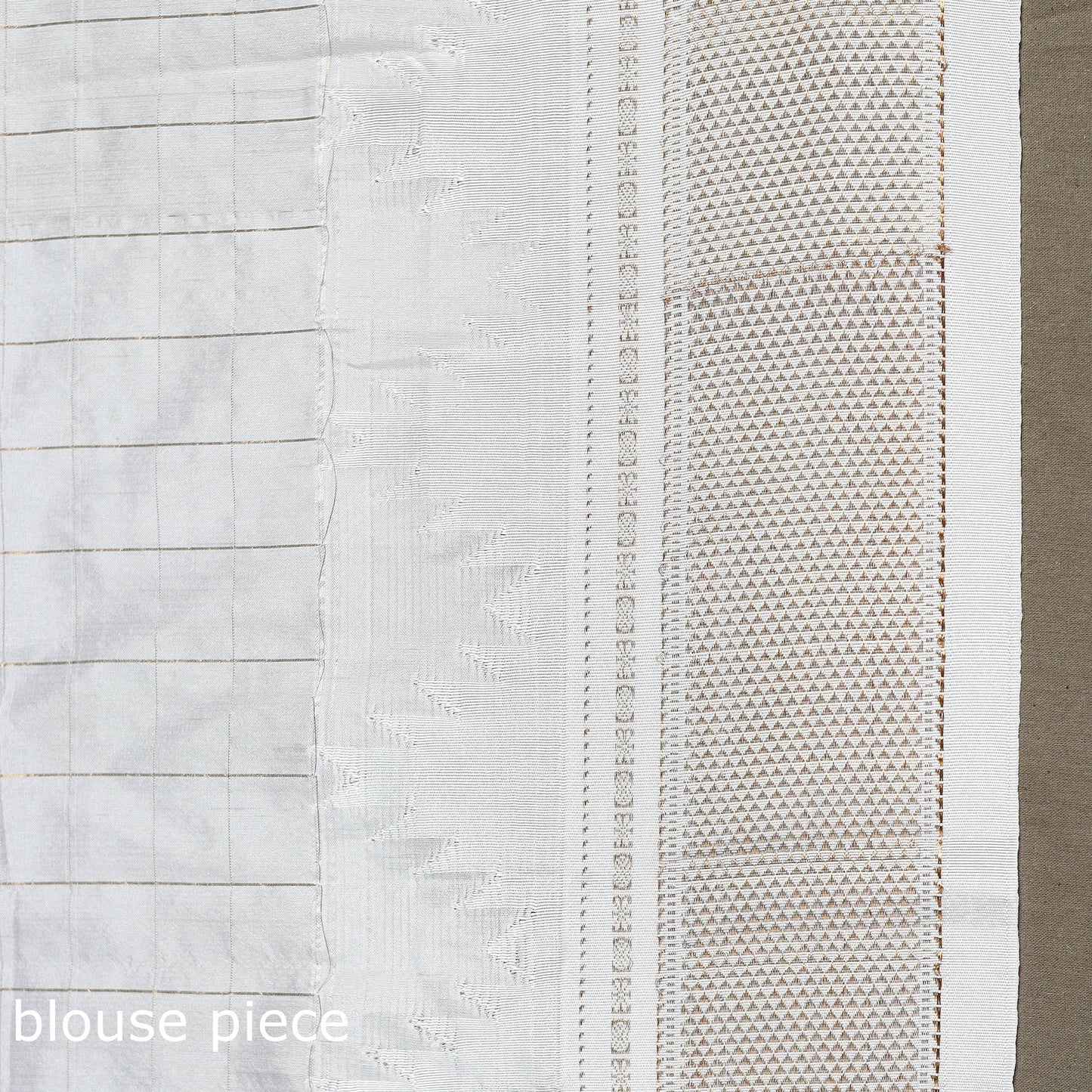 Mercerized cotton gadwal checks ilkal saree with temple