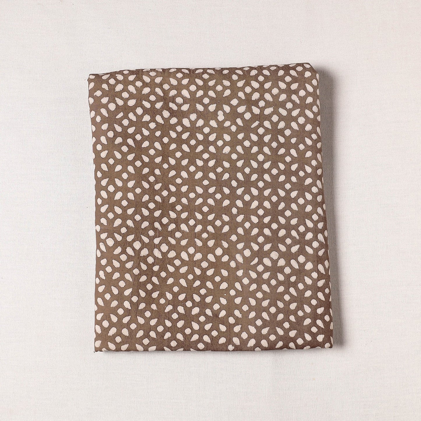 Pipad Block Printing Mulberry Silk Cotton Handloom Precut Fabric