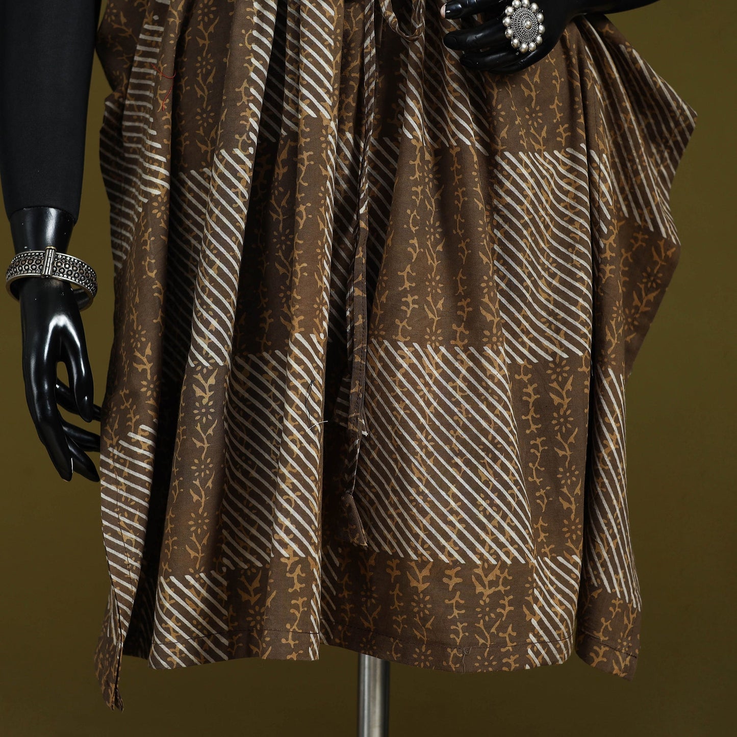 Natural dyed hand akola cotton medium kaftan 89