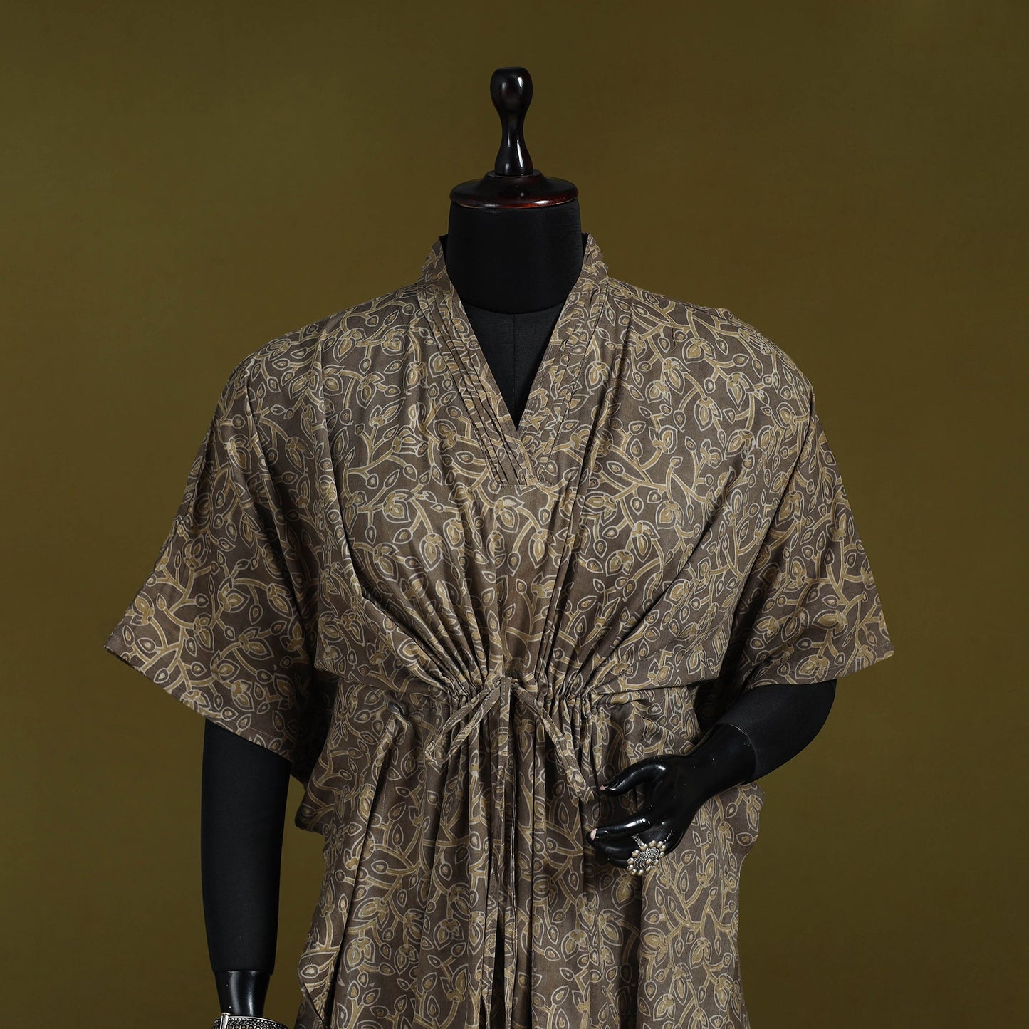 Natural dyed hand akola cotton medium kaftan 90