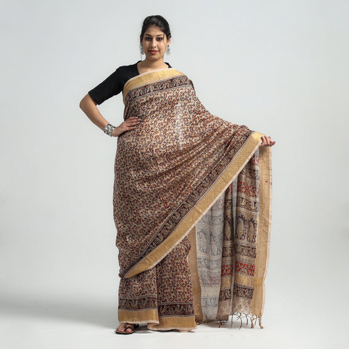 kalamkari Saree
