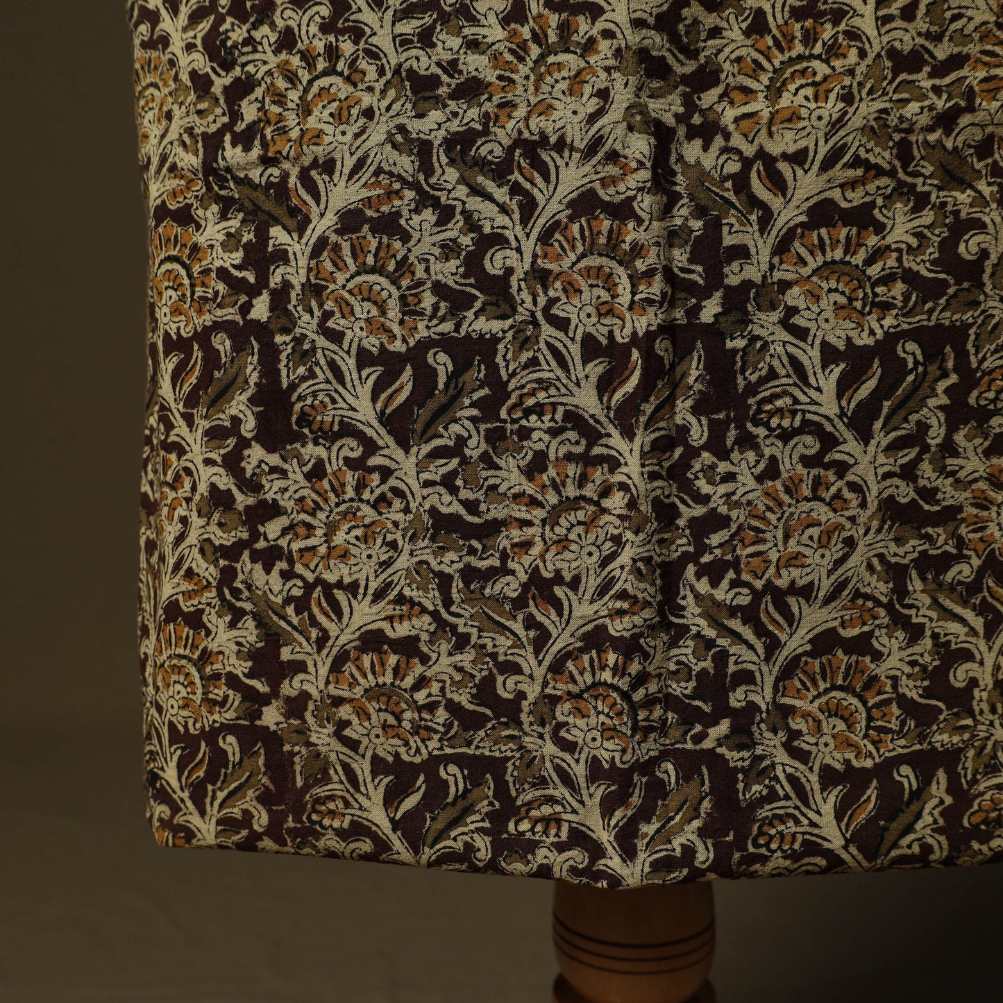 Pedana hand block print natural dyed cotton kalamkari 2pc