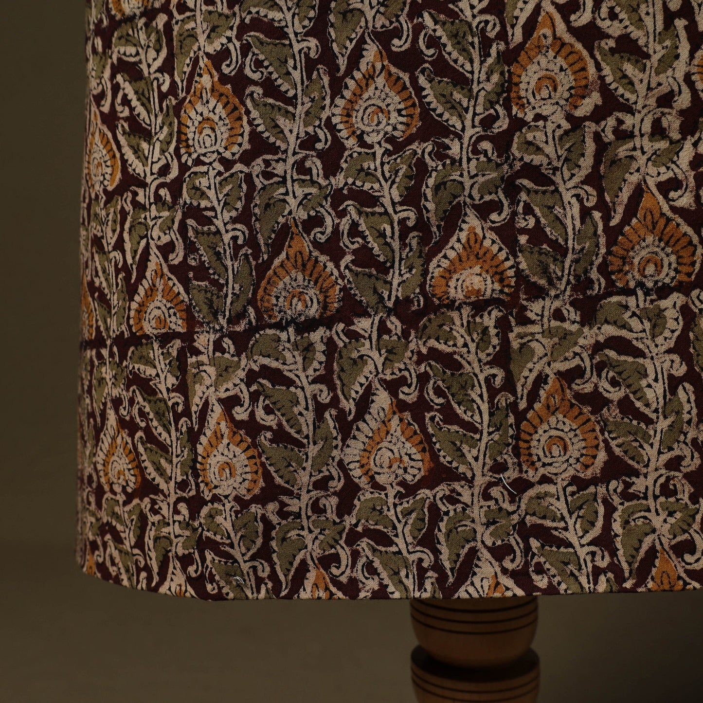 Pedana hand block print natural dyed cotton kalamkari 2pc