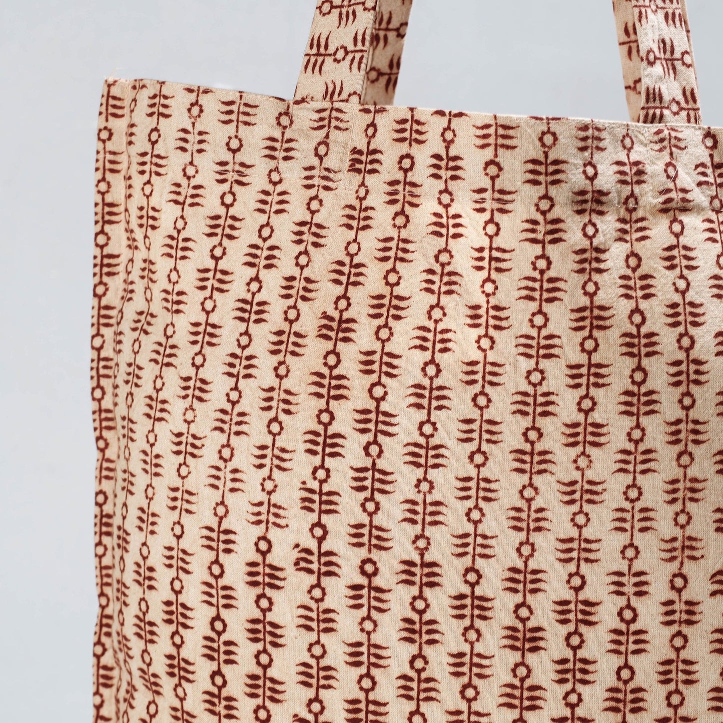 Pedana Kalamkari Block Printed Cotton Shopping Bag
