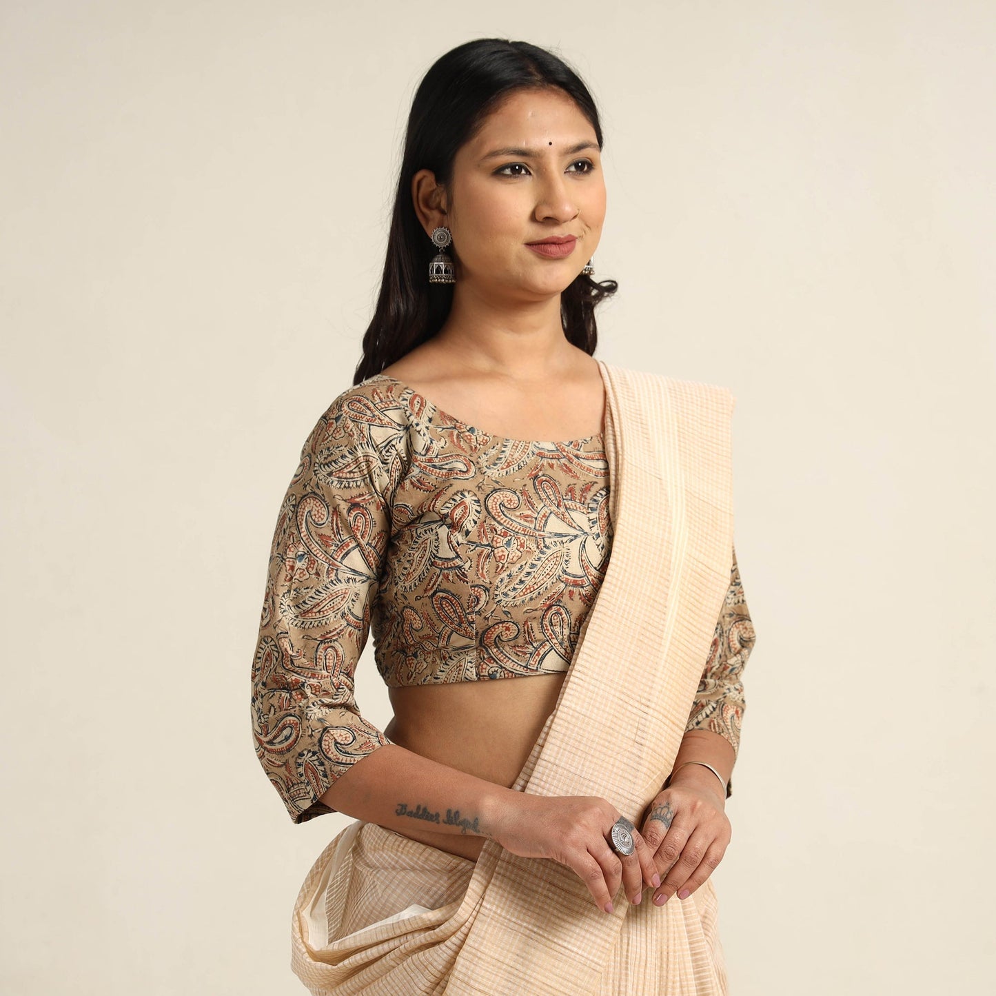 Kalamkari Stitched Blouse