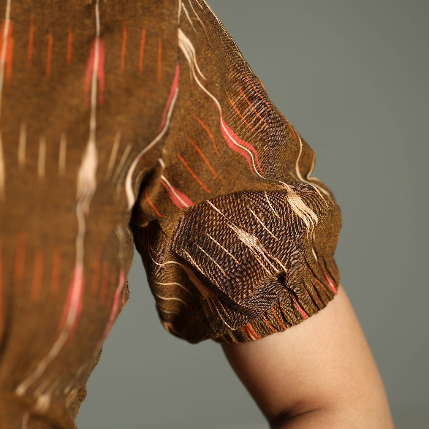 Pochampally Ikat Stitched Blouse