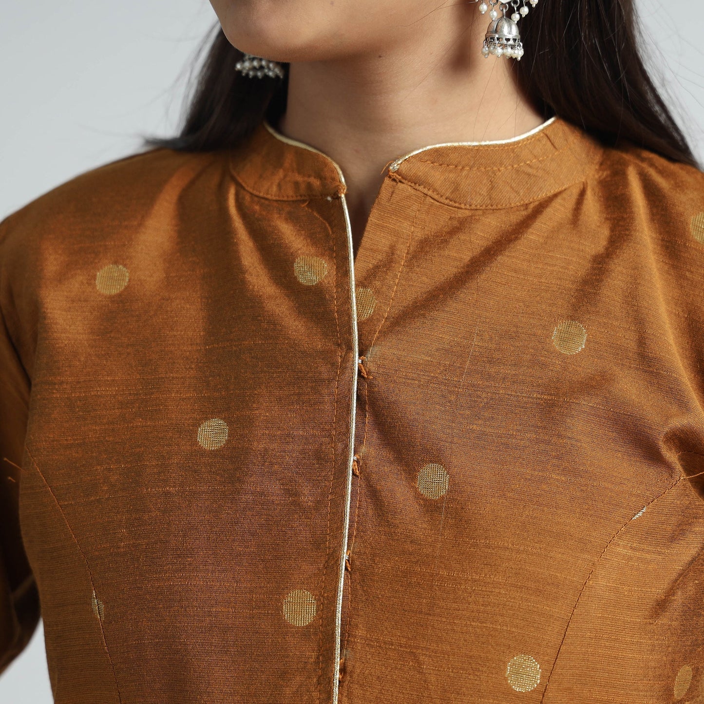 Silk Stitched Blouse