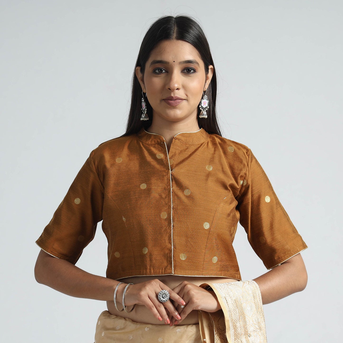 Silk Stitched Blouse