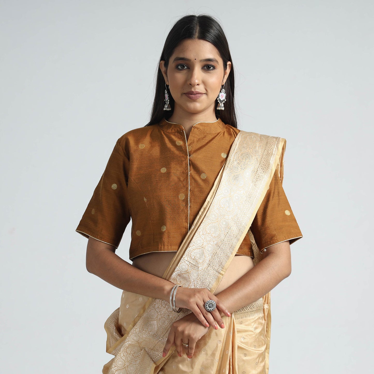 Silk Stitched Blouse