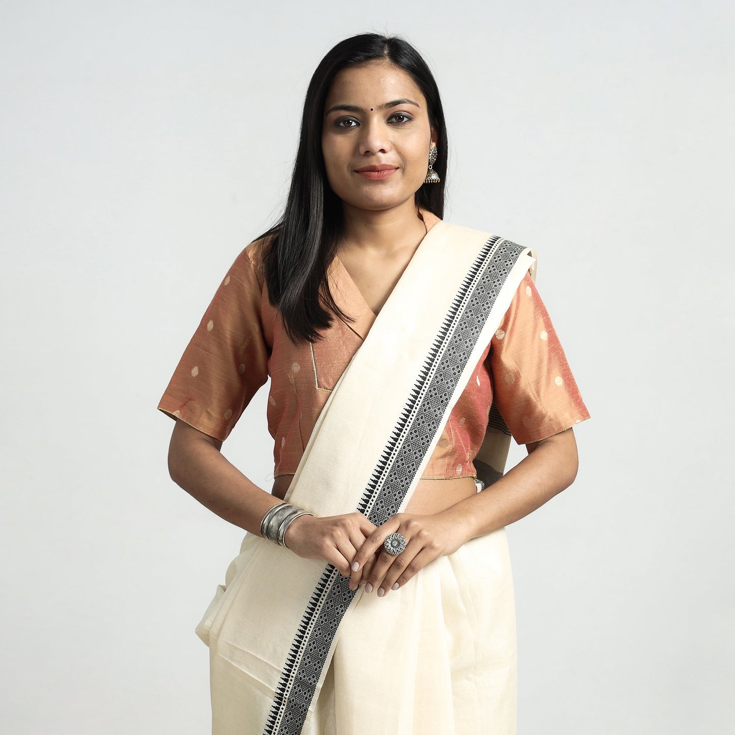 Silk Stitched Blouse