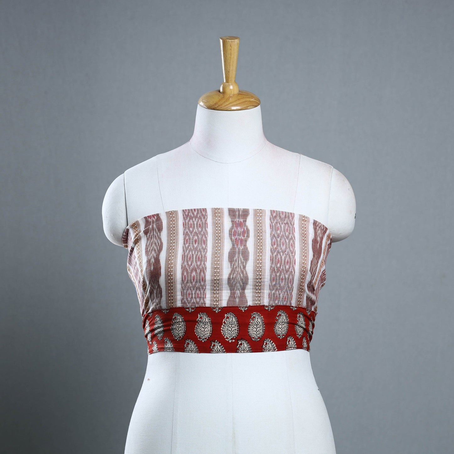 Buy Rangoli Cotton Sambalpuri Ikat Blouse Material