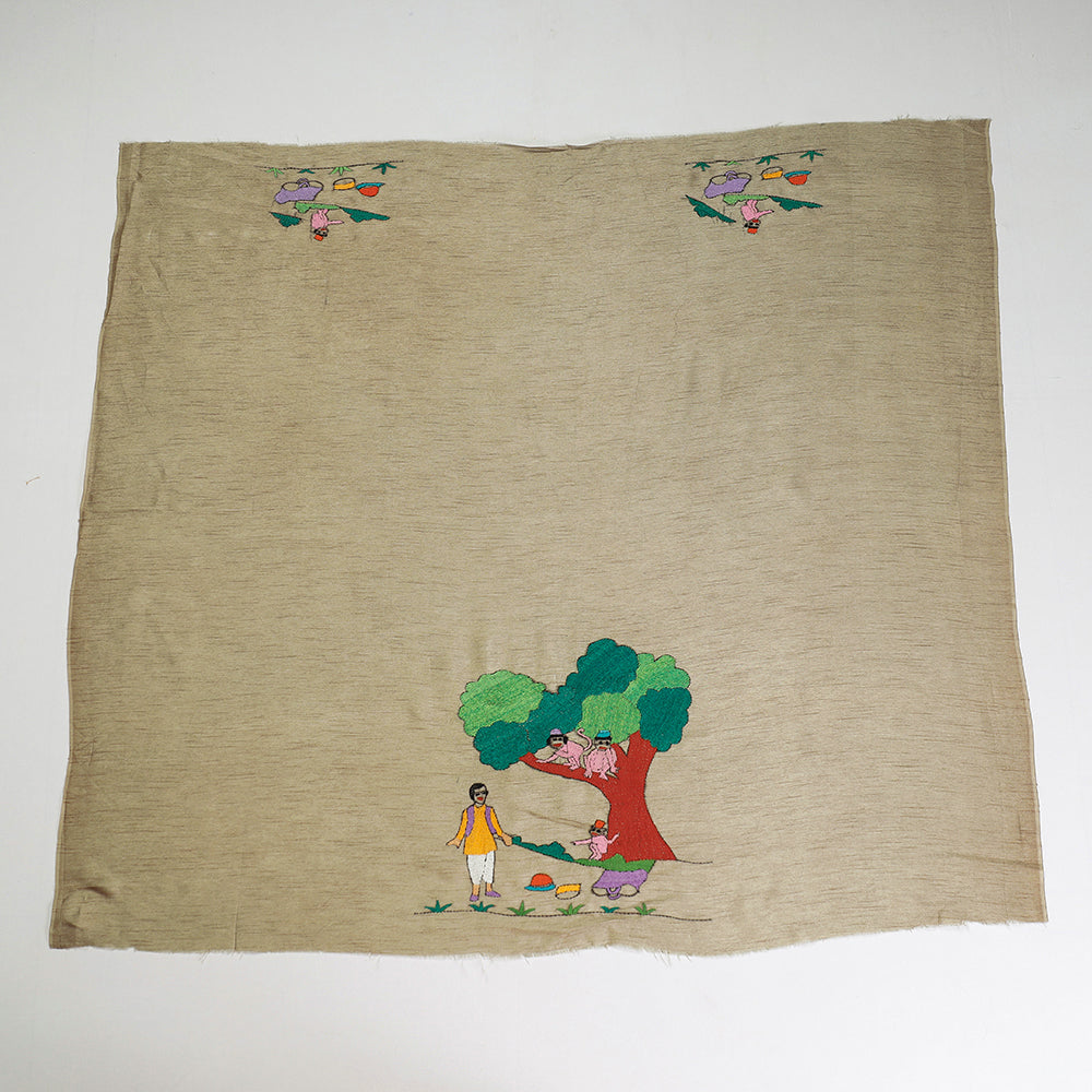 Kantha Embroidery Blouse Piece
