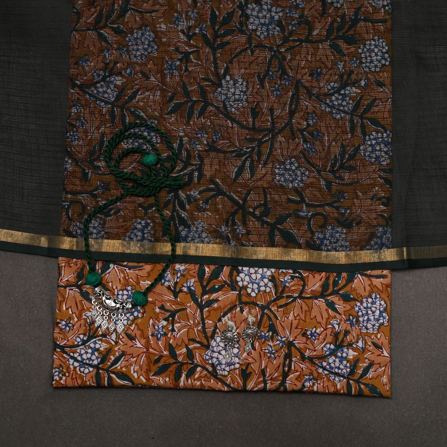 Sanganeri cotton 2pc unstitched dress material