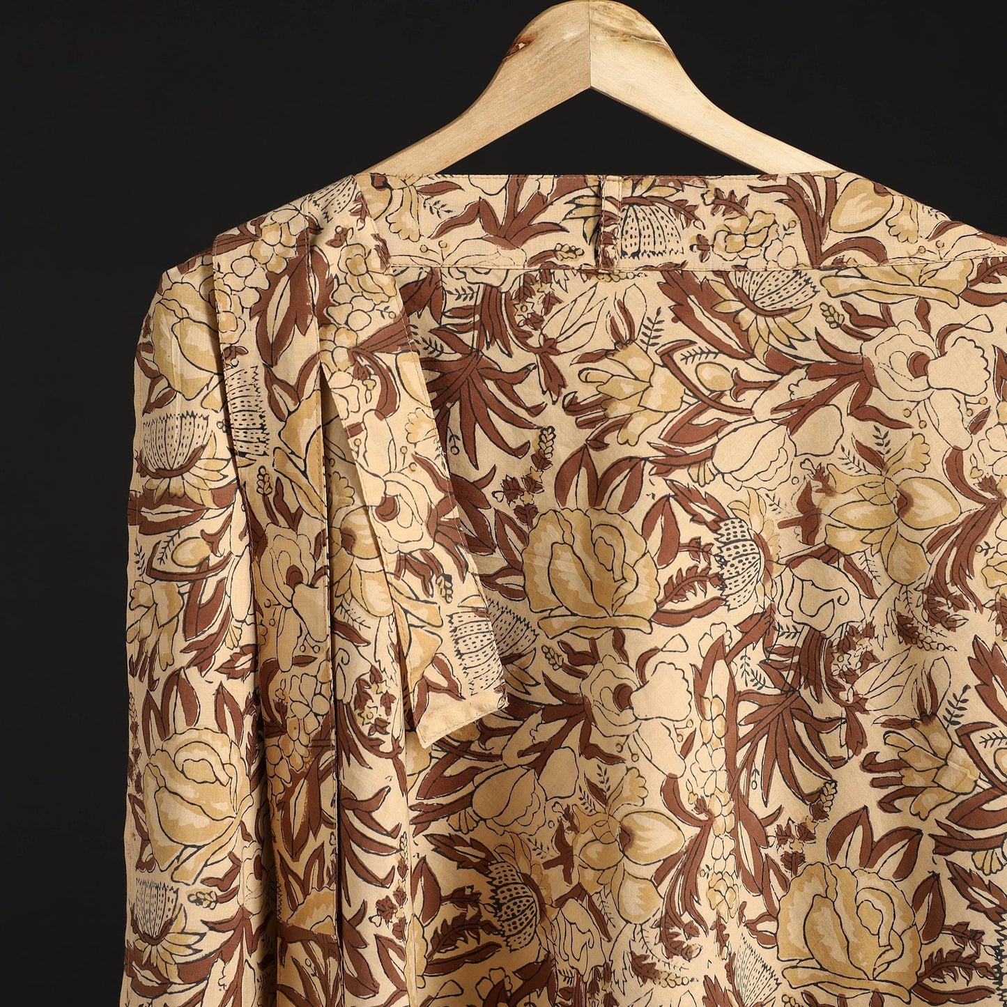 Sanganeri hand cotton wrap around skirt 43 - handcrafted