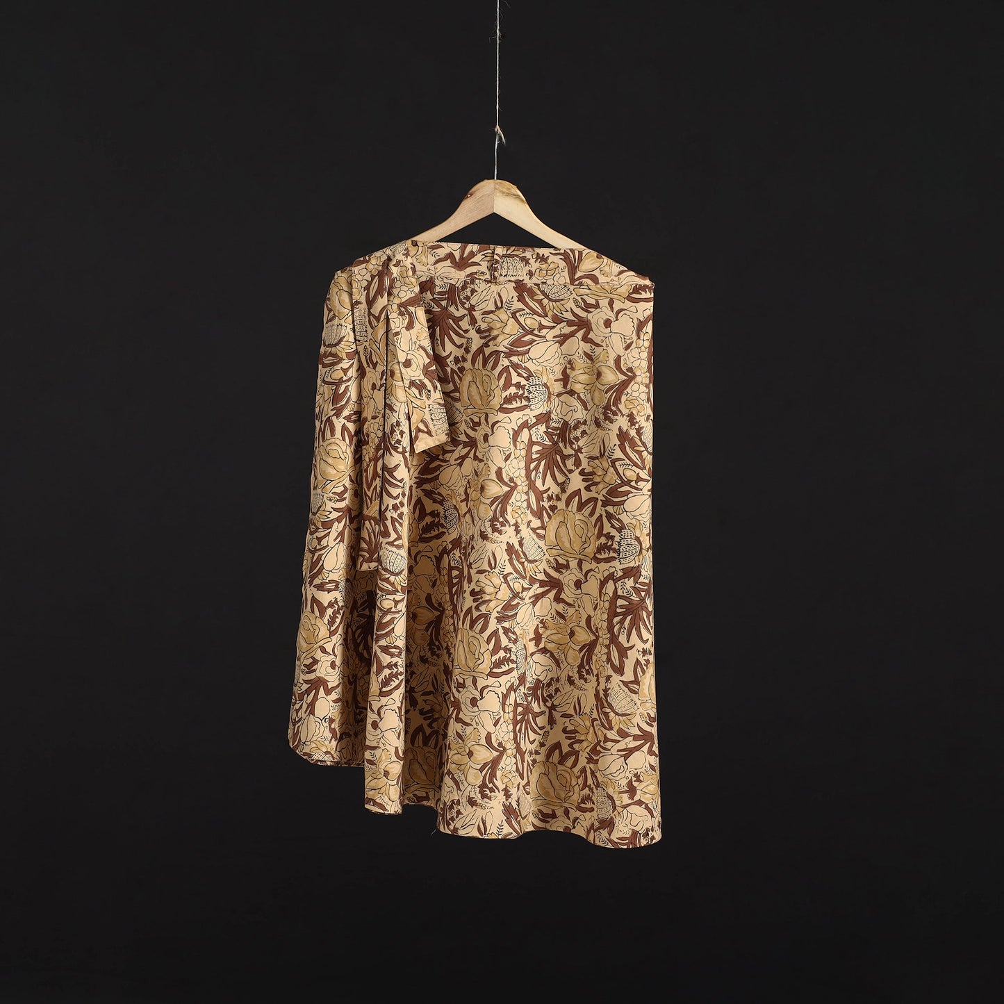 Sanganeri hand cotton wrap around skirt 43 - handcrafted