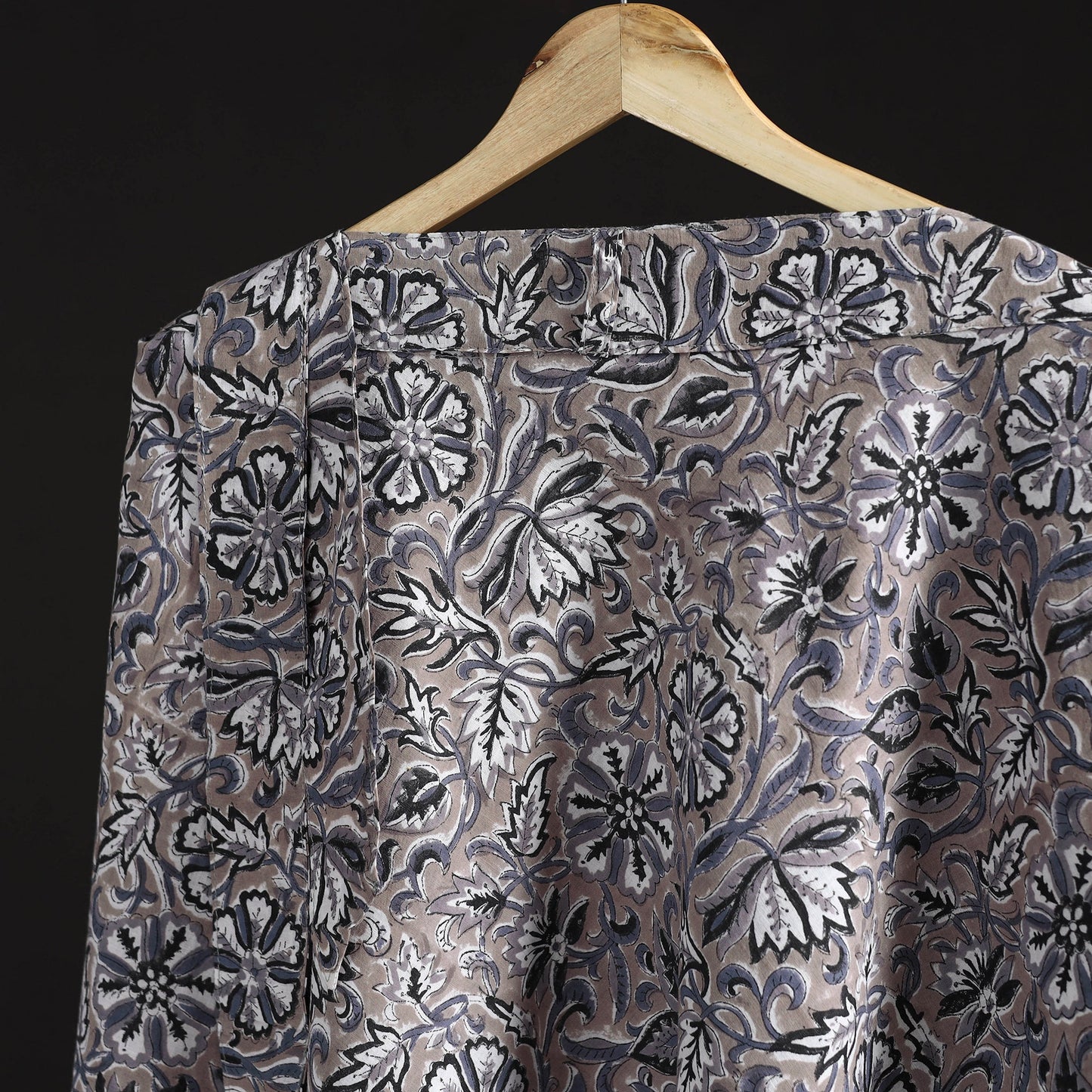 Sanganeri hand cotton wrap around skirt 47 - handcrafted