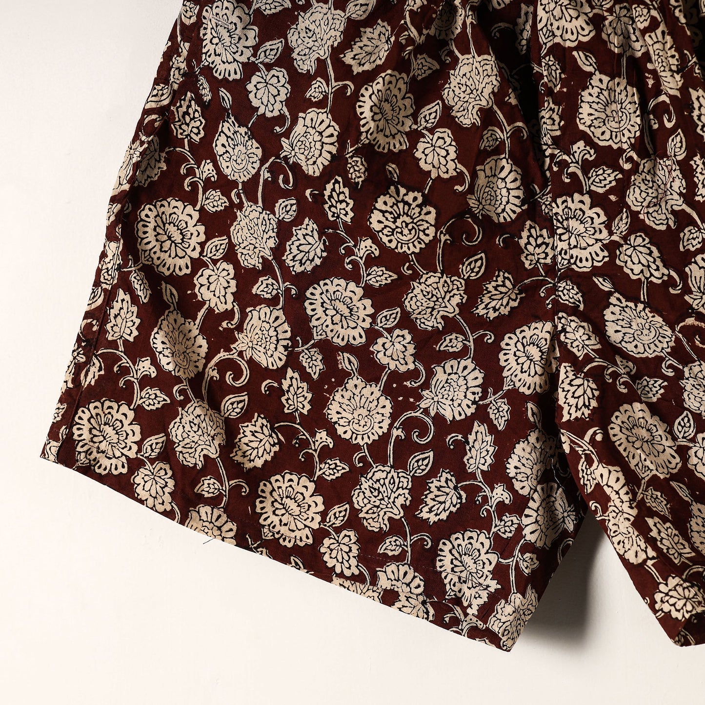 Sanganeri Block Printed Cotton Unisex Boxer/Shorts