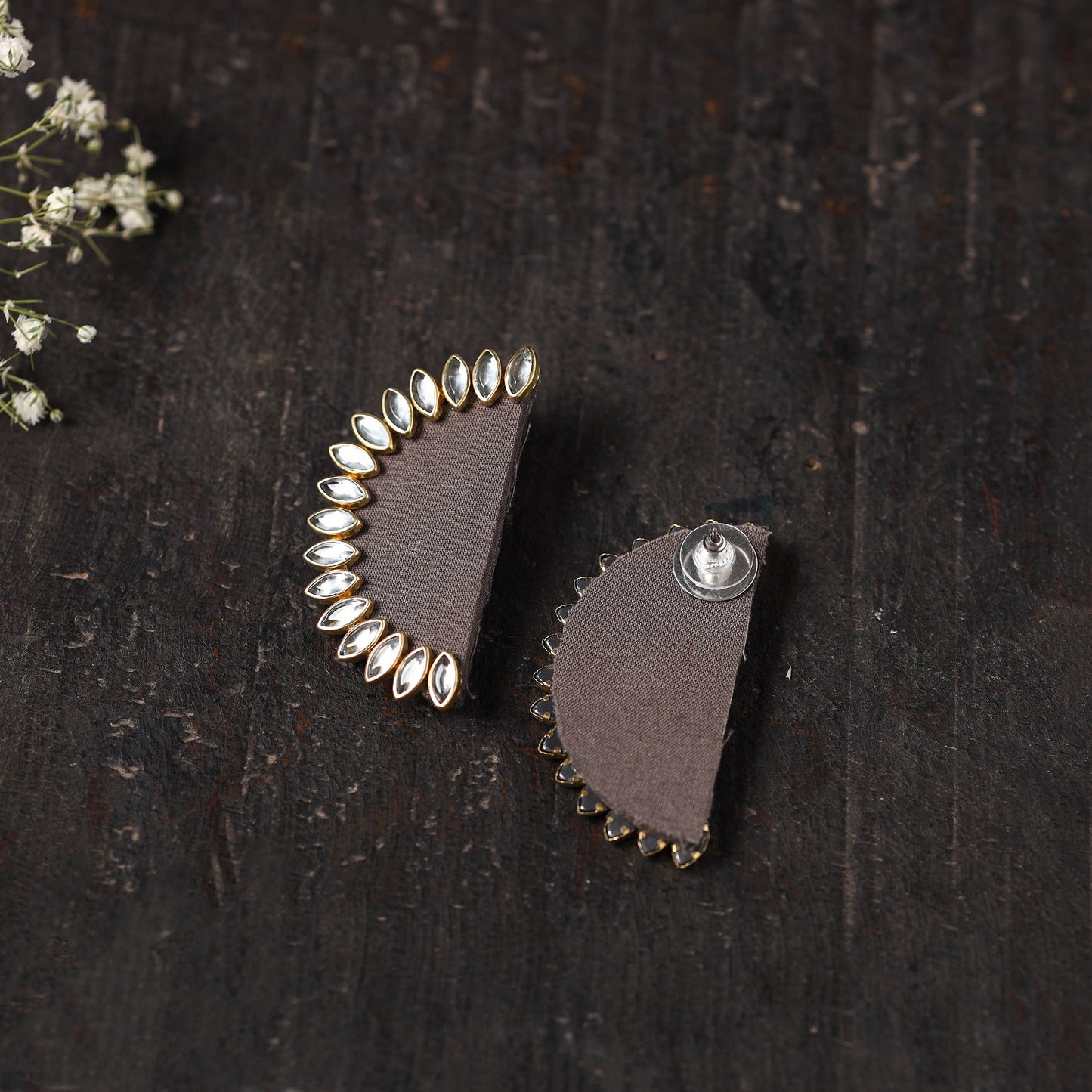 Sonali Stone Work Fabart Earrings Online