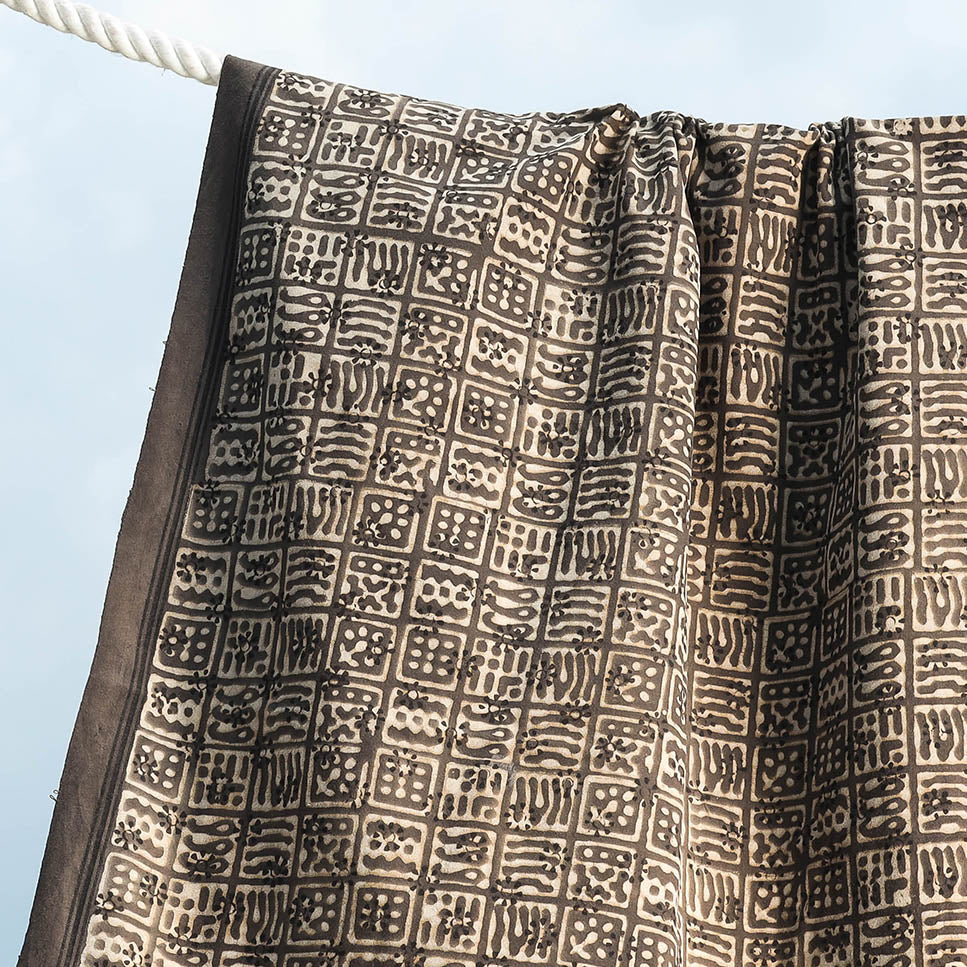 Traditional Pipad Block Printed Pure Handloom Cotton Towel