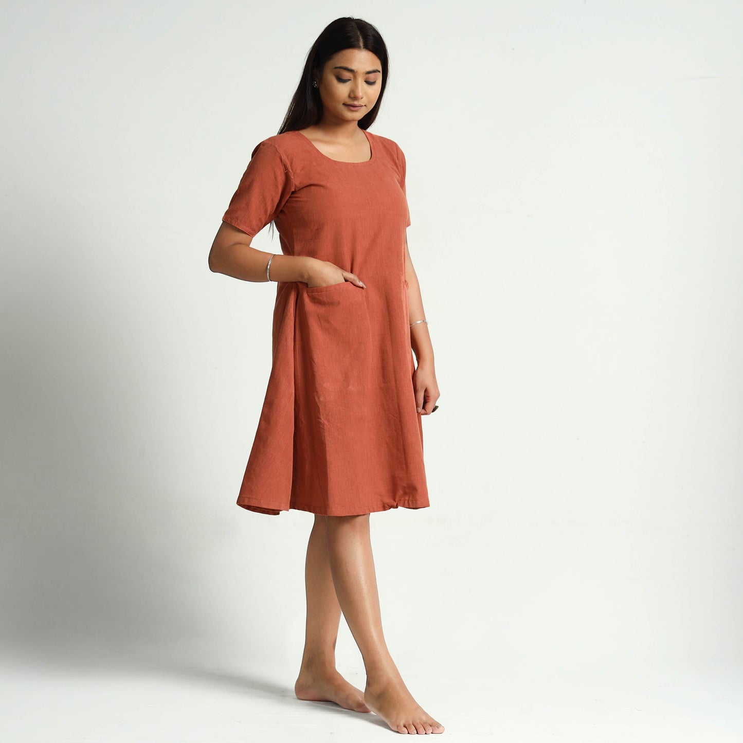 Plain Cotton Dress