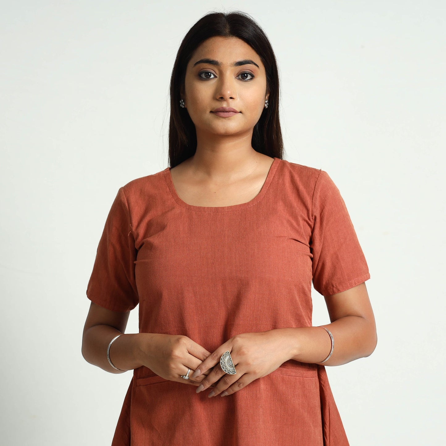 Plain Cotton Dress