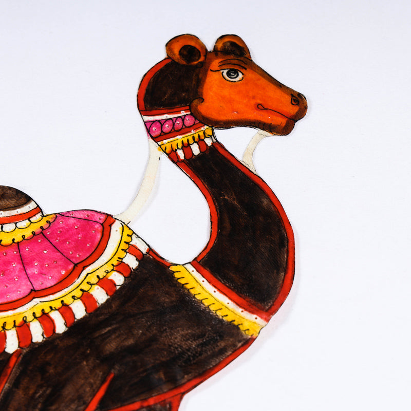 Tholu Bommalata Leather Puppet Wall Hanging l iTokri.com