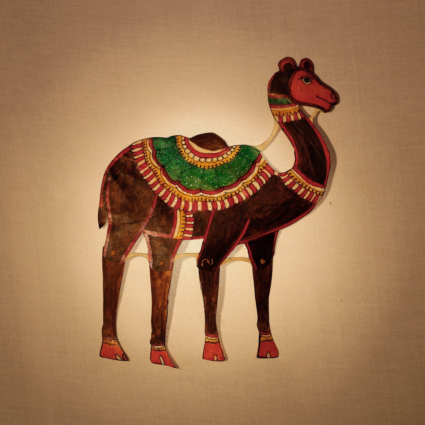 Tholu Bommalata Leather Puppet Wall Hanging l iTokri.com