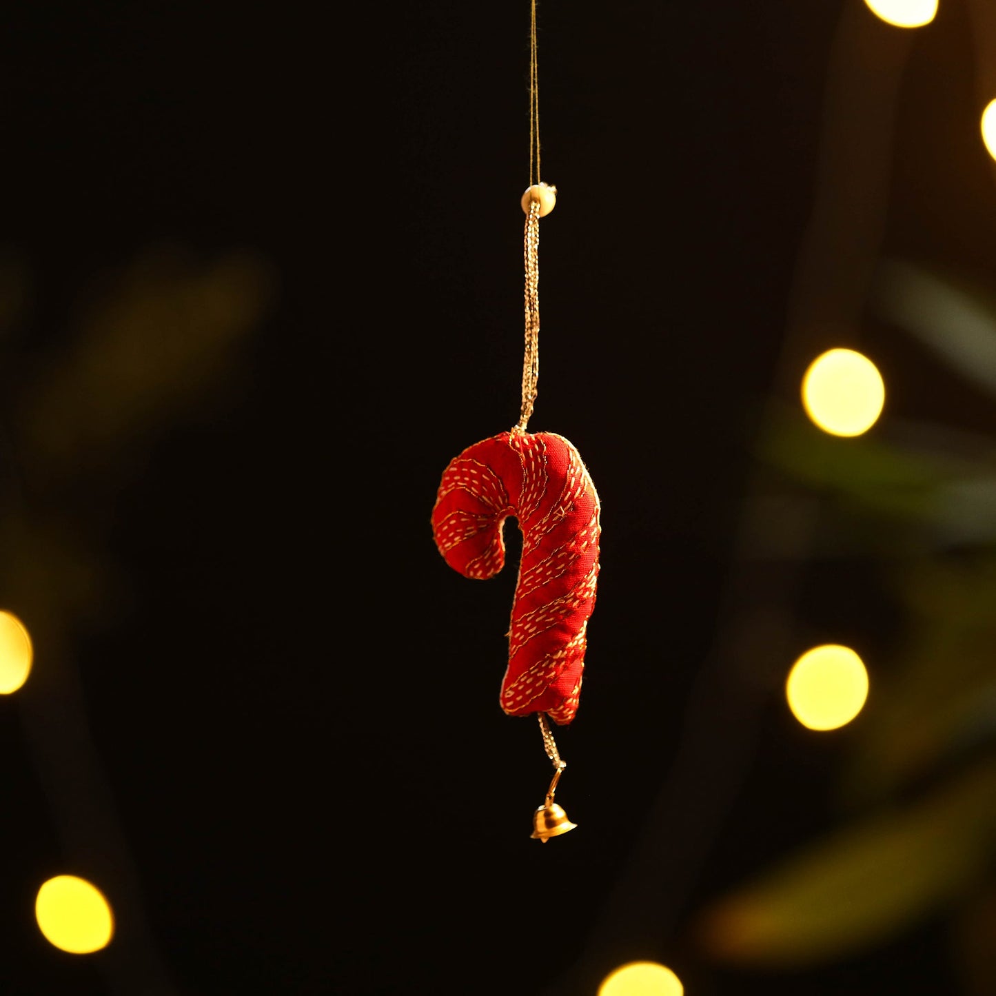 Santa - Handmade Fabart Christmas Ornament