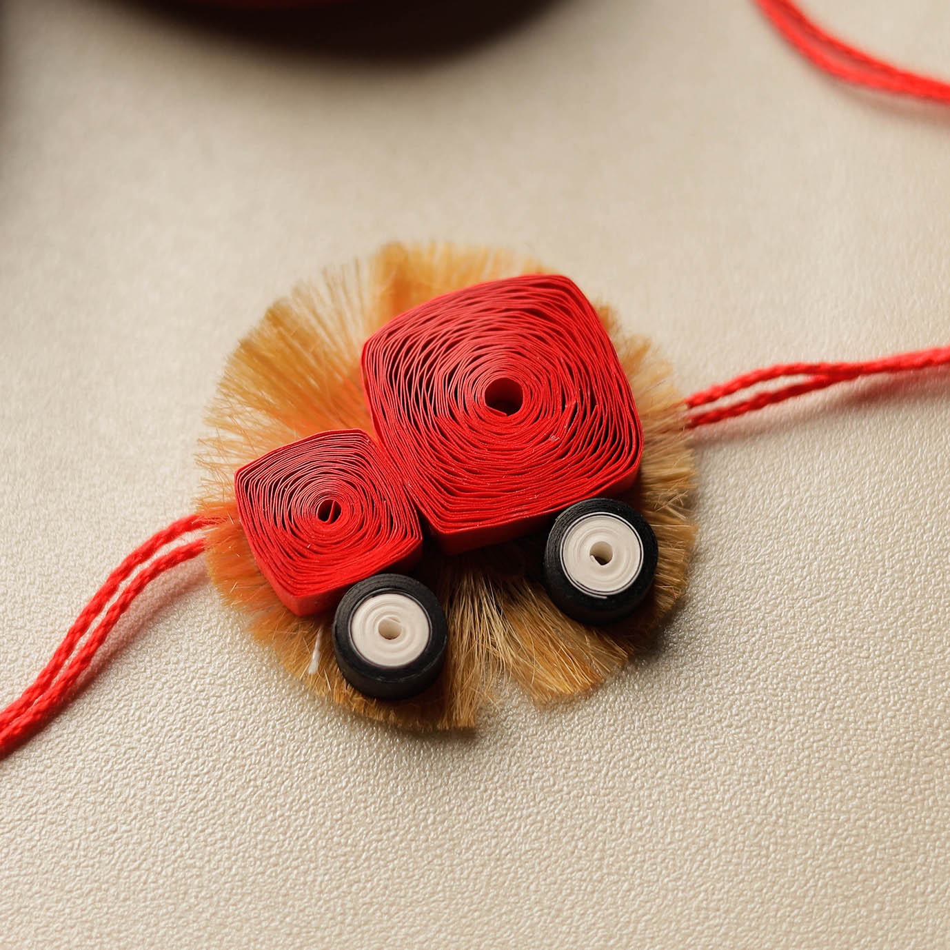 Handmade Paper Quilling Kids Rakhi