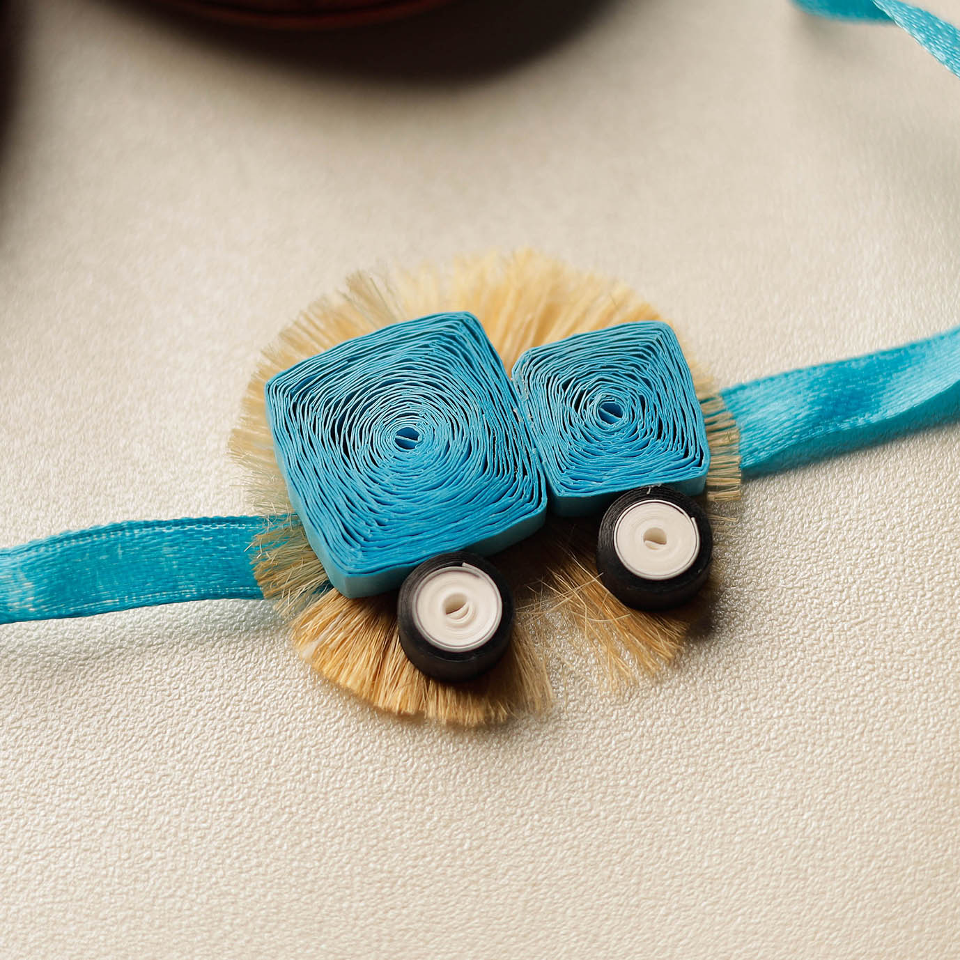 Handmade Paper Quilling Kids Rakhi 48