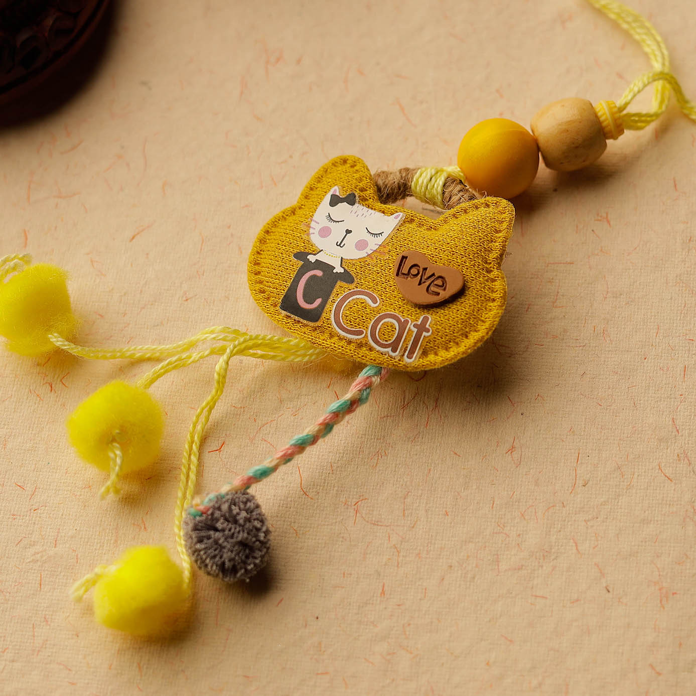 Handmade Clay Lumba Rakhi 104