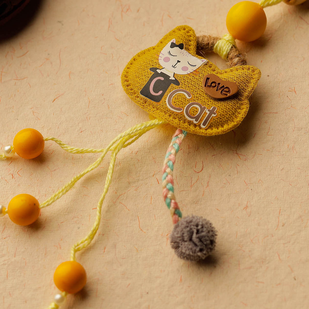 Handmade Clay Lumba Rakhi 105