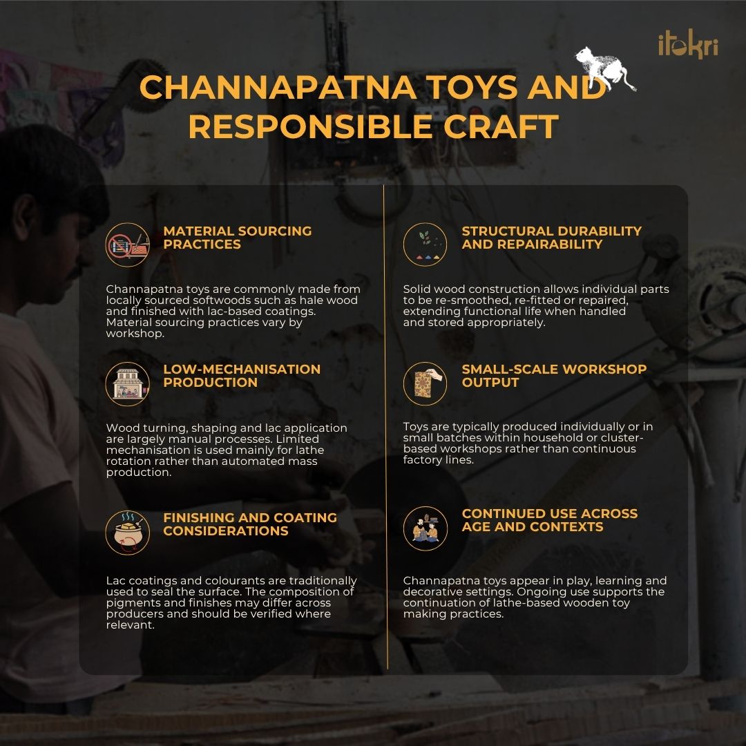 Cat stacker - traditional channapatna handmade wooden toy