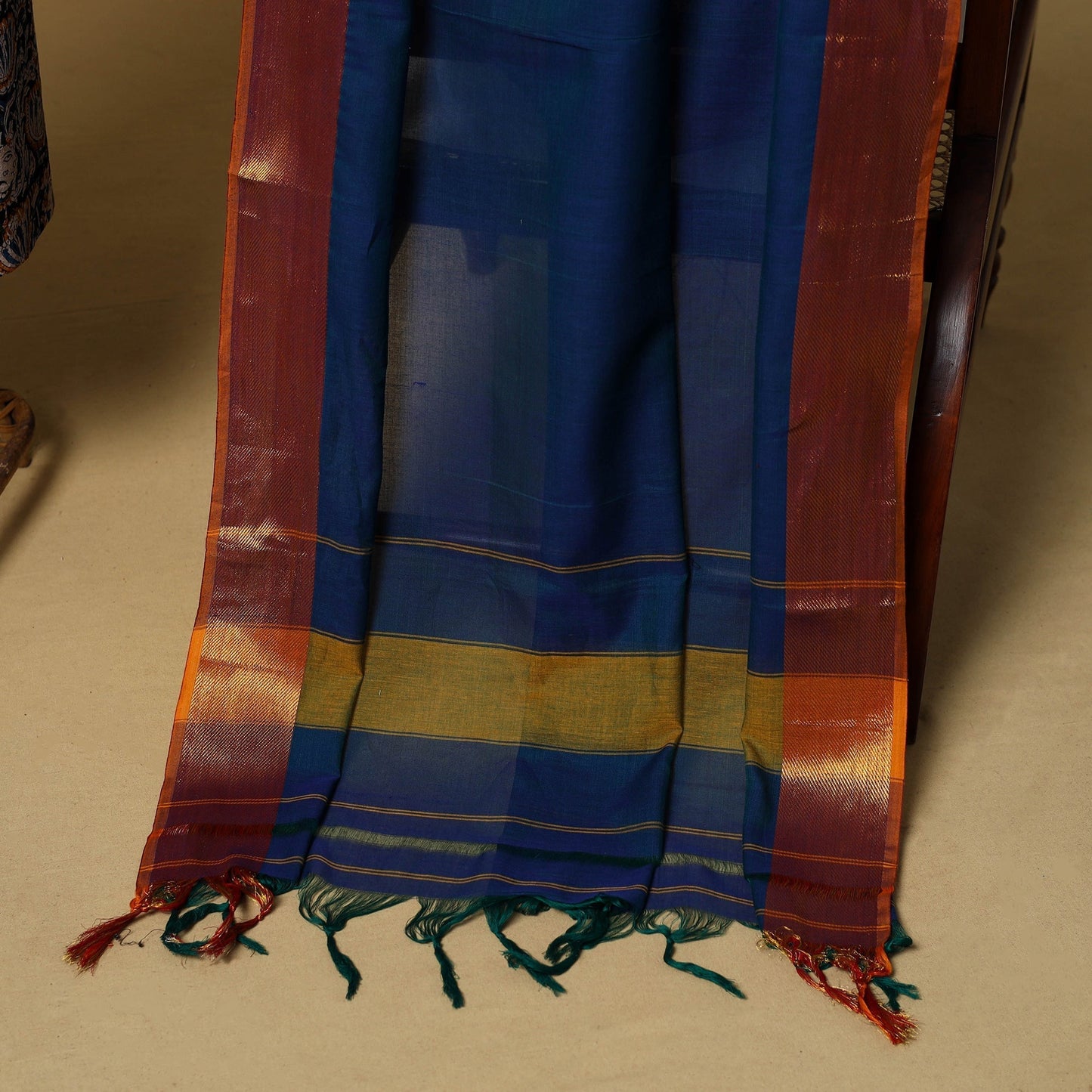 Pedana kalamkari cotton 2pc unstitched dress material