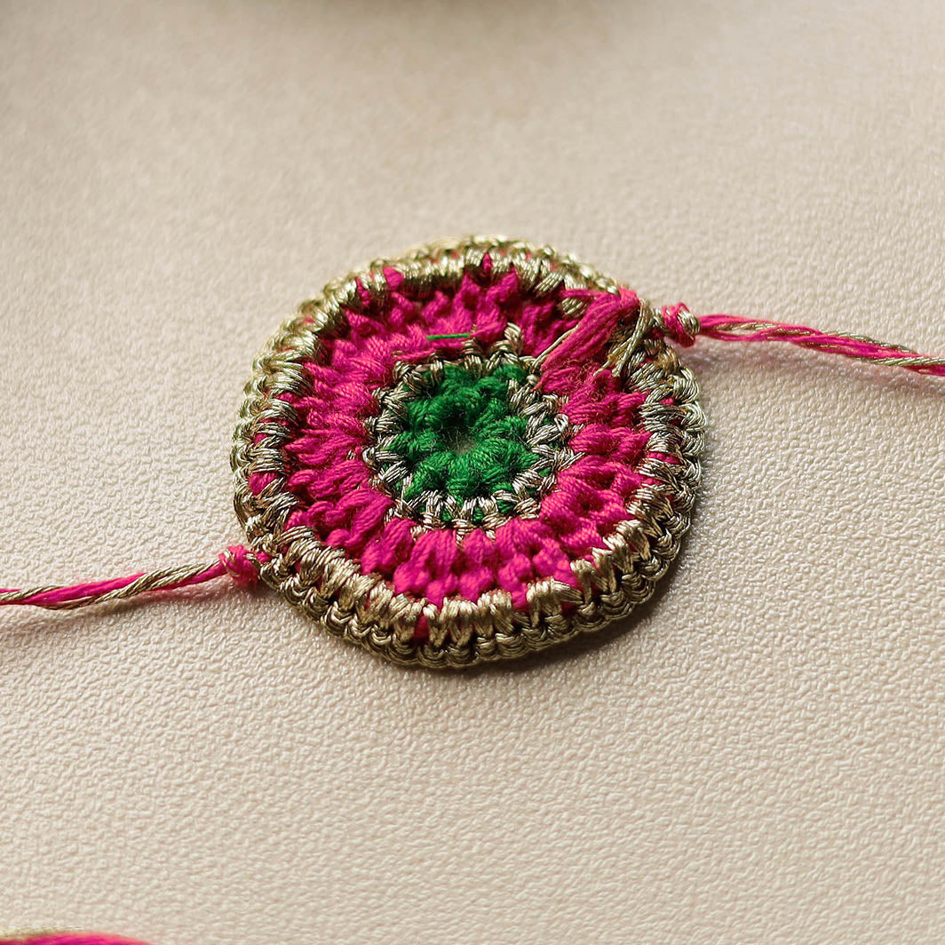 Chakra - Crochet Work Rakhi by Abira Creations