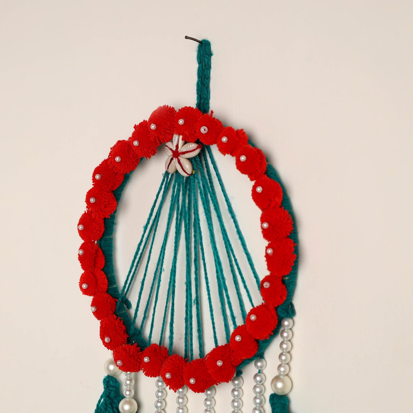 Ganesha- Handmade Wool Wall Hanging