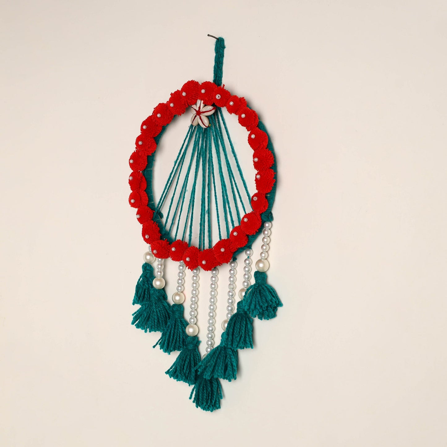 Ganesha- Handmade Wool Wall Hanging