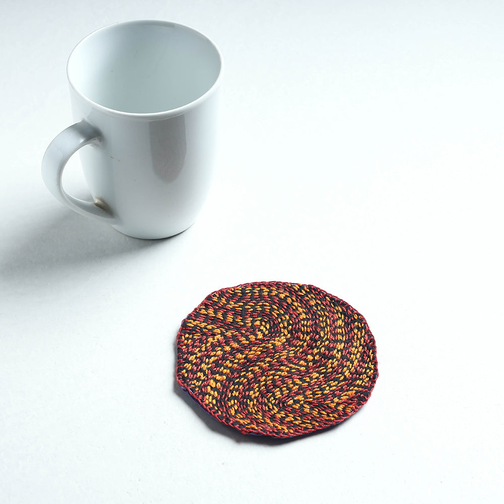 Chandi Mati Tagai Work Cotton Coaster