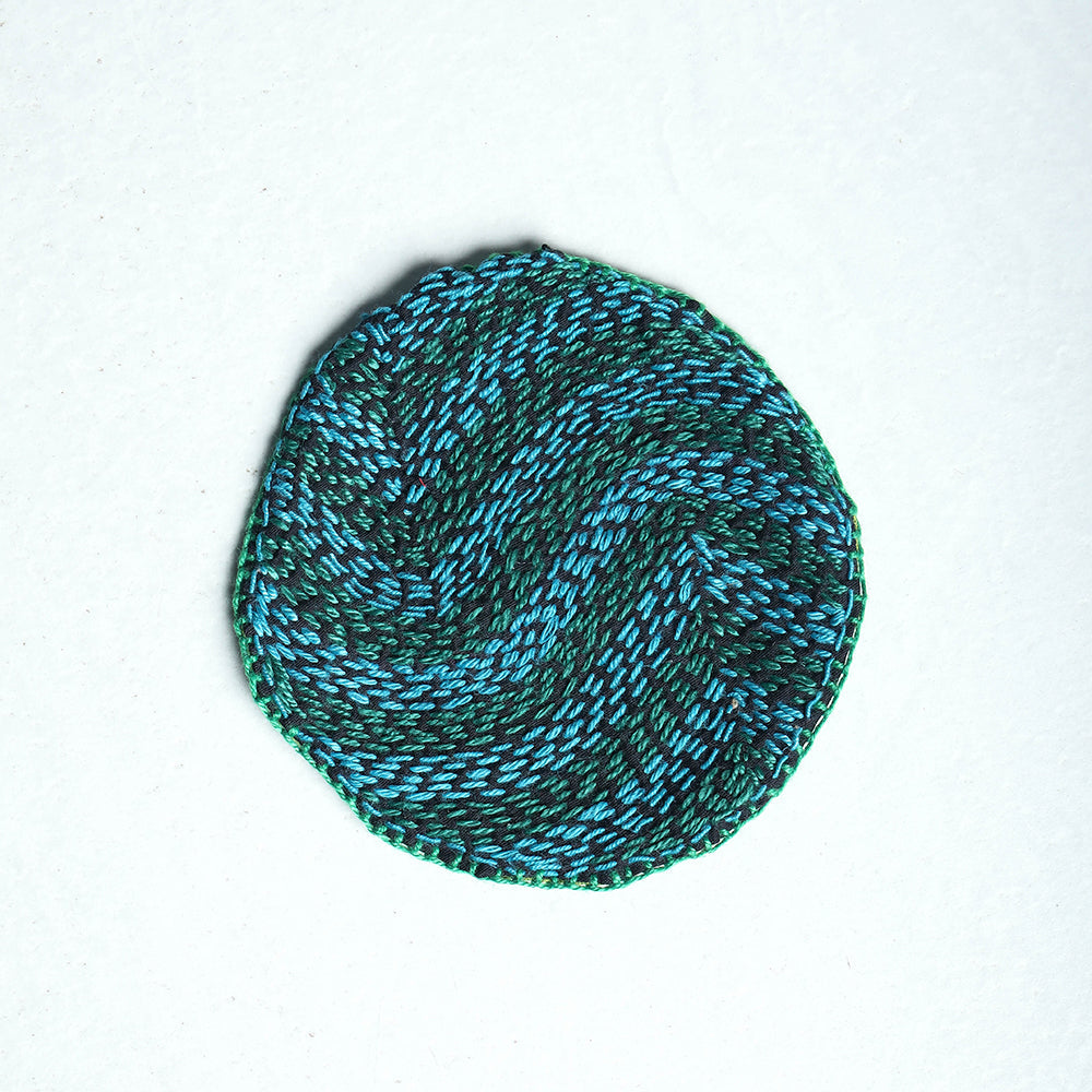 Chandi Mati Tagai Work Cotton Coaster